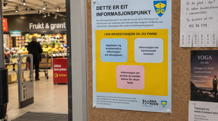 Lenkje til artikkel: Eigenberedskapsveka 2026: Informasjonspunkt i Bjørnafjorden kommune