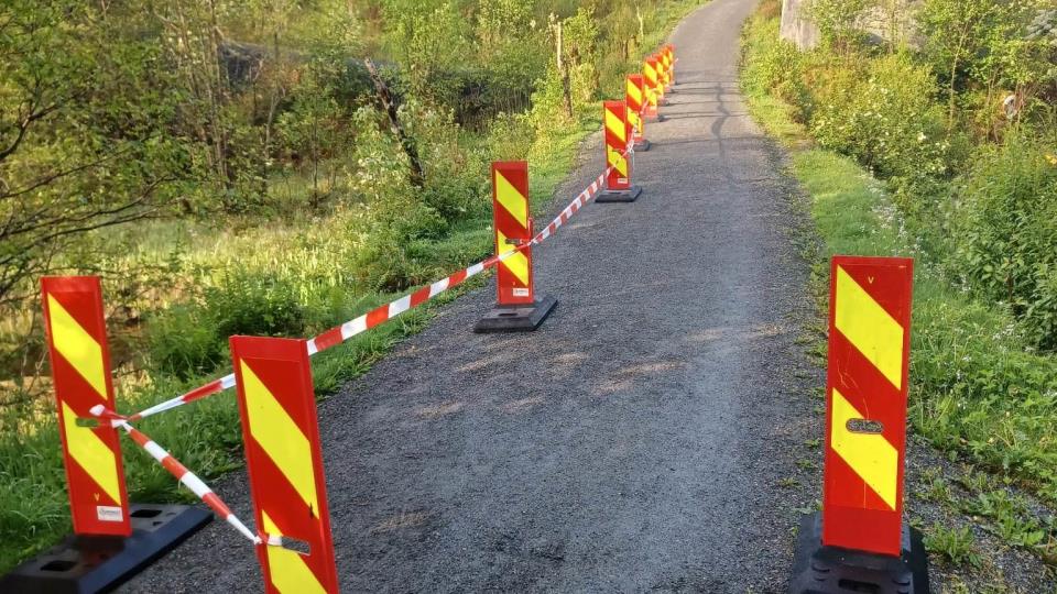 Lenkje til artikkel: Berre gåande kan bruke brua på Bergstø