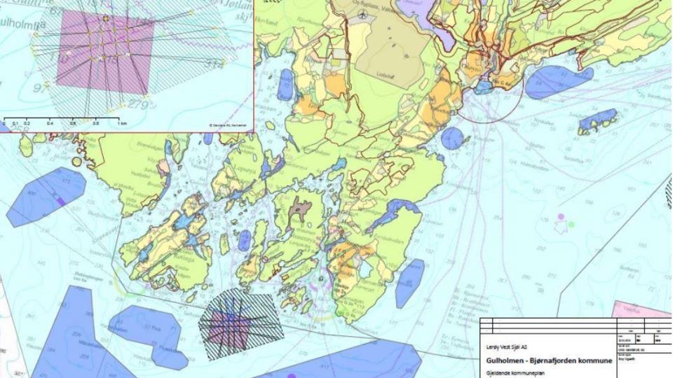 Lenkje til artikkel: Offentleg høyring av søknad om endring av areal på lokalitet Gulholmen i Bjørnafjorden kommune