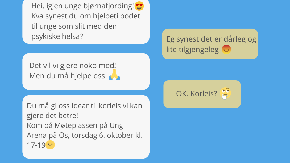 Lenkje til artikkel: Velkommen til Møteplassen på Ung Arena på torsdag!
