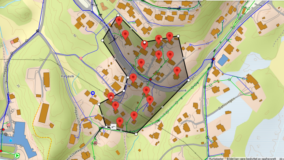 Lenkje til artikkel: Stengt vatn deler av Strønevegen og Hagaviksbakken