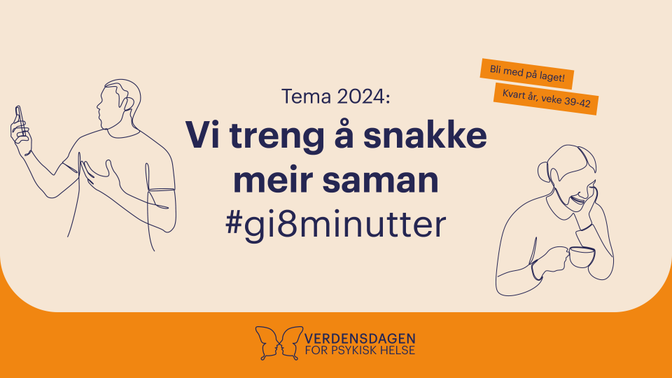 Lenkje til artikkel: Vi markerer verdsdagen for psykisk helse på onsdag
